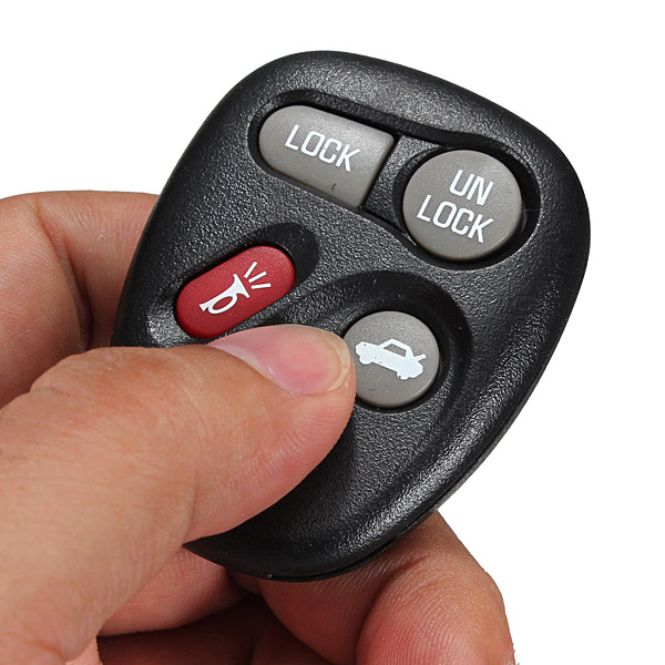 

4 Button Remote Entry Key Keyless Fob Case Shell Clicker Pad for GM